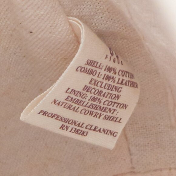 Figue San Filipe Mini Tuk Tuk Bag NWT Boho Embellished Tote Italy $395 - Picture 8 of 10